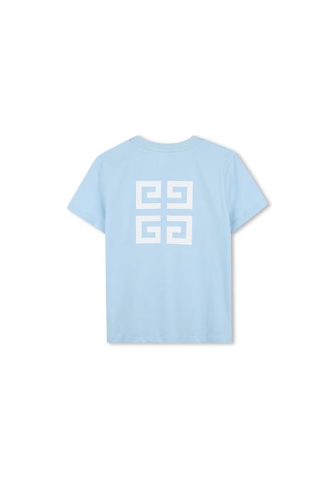 T-Shirt GIVENCHY 4G Azzurra GIVENCHY KIDS | H30718772